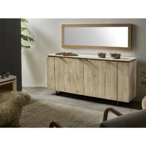 Recibidor 4 puertas Mango con tapa mármol