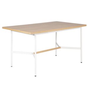 Mesa fija AIS 140 roble/blanco